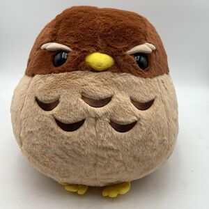 AMUFUN Fuku Fuku Shimaenaga Bird Owl Plush Japan Brand New Soft Stuffed Toy